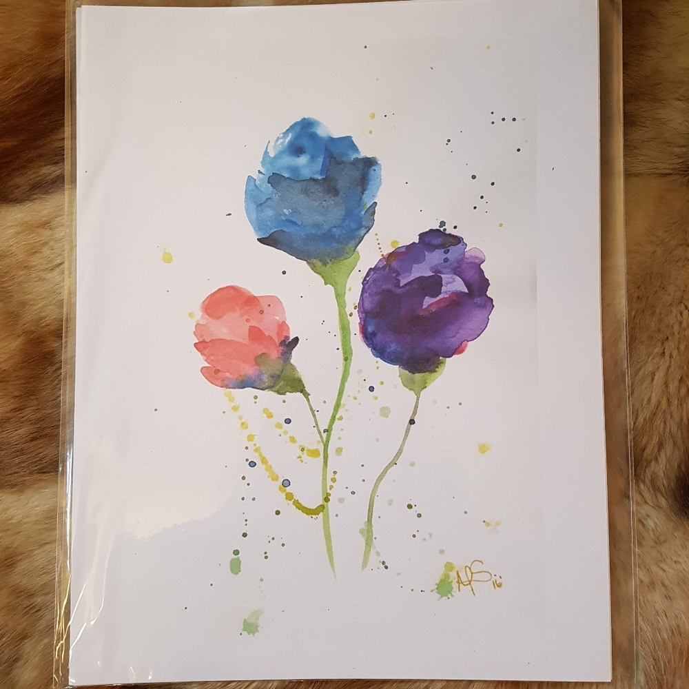 Watercolor Art Print